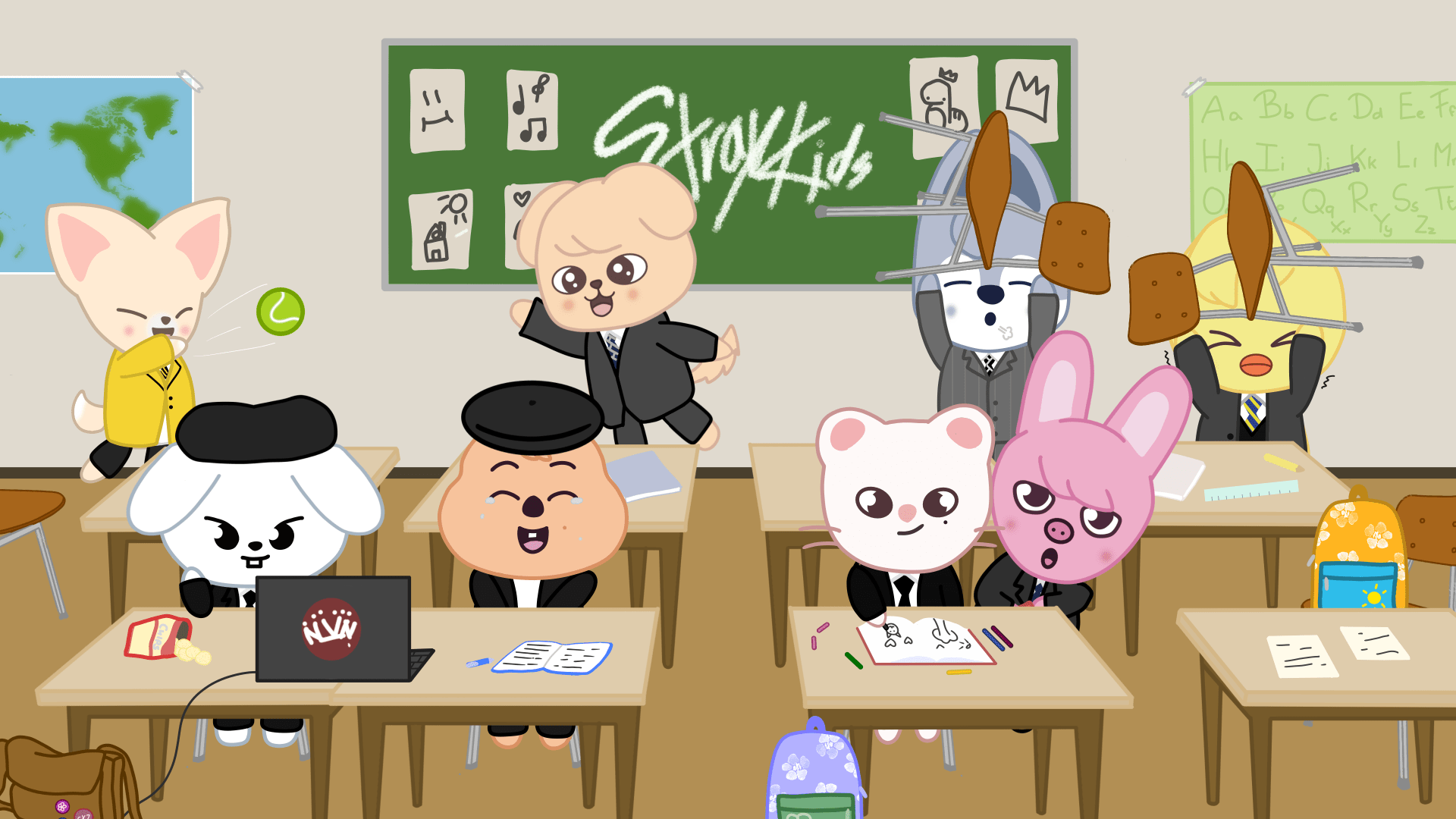 1920x1080 SKZOO Classroom Vibes
