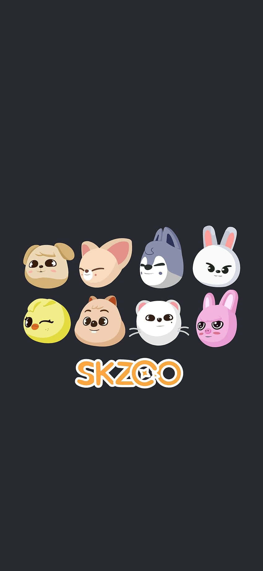 850x1841 Download S K Z O O Characters Wallpaper