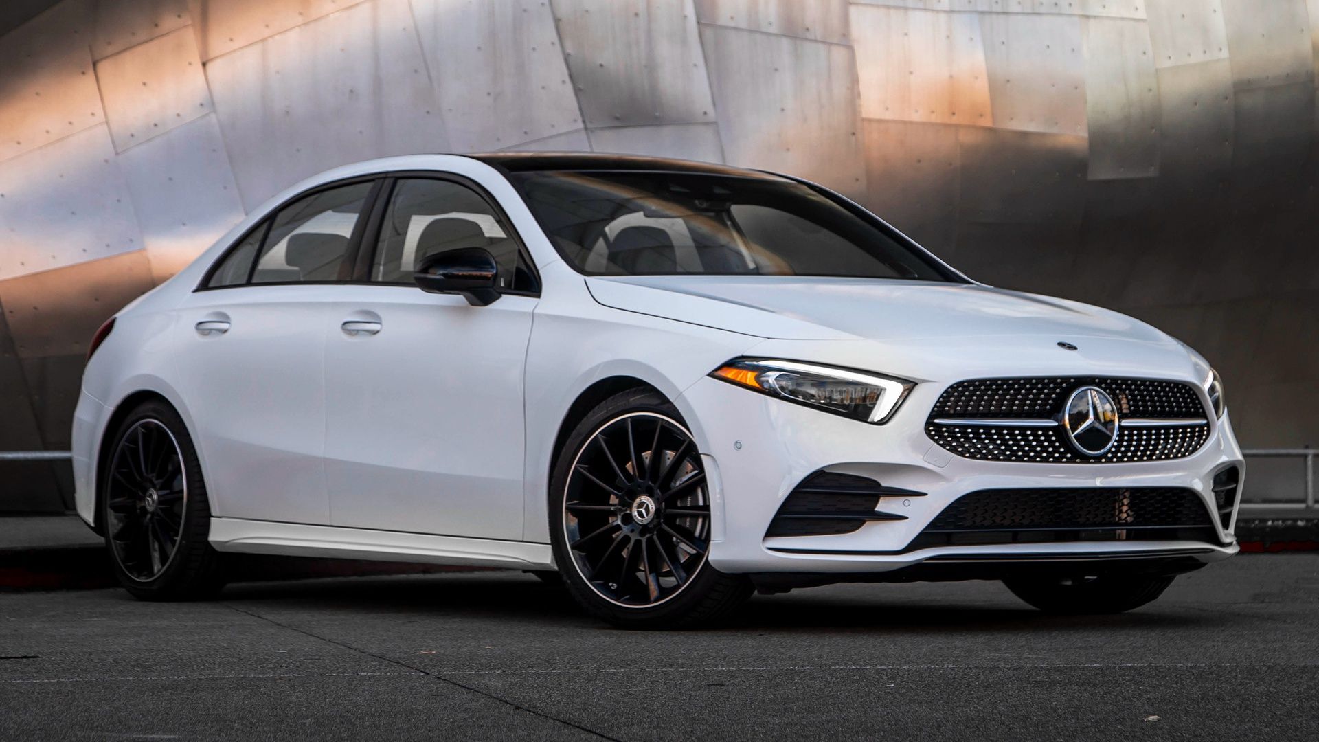 1920x1080 Download White Car Car Mercedes Benz Vehicle Mercedes Benz A Class HD Wallpaperx1080