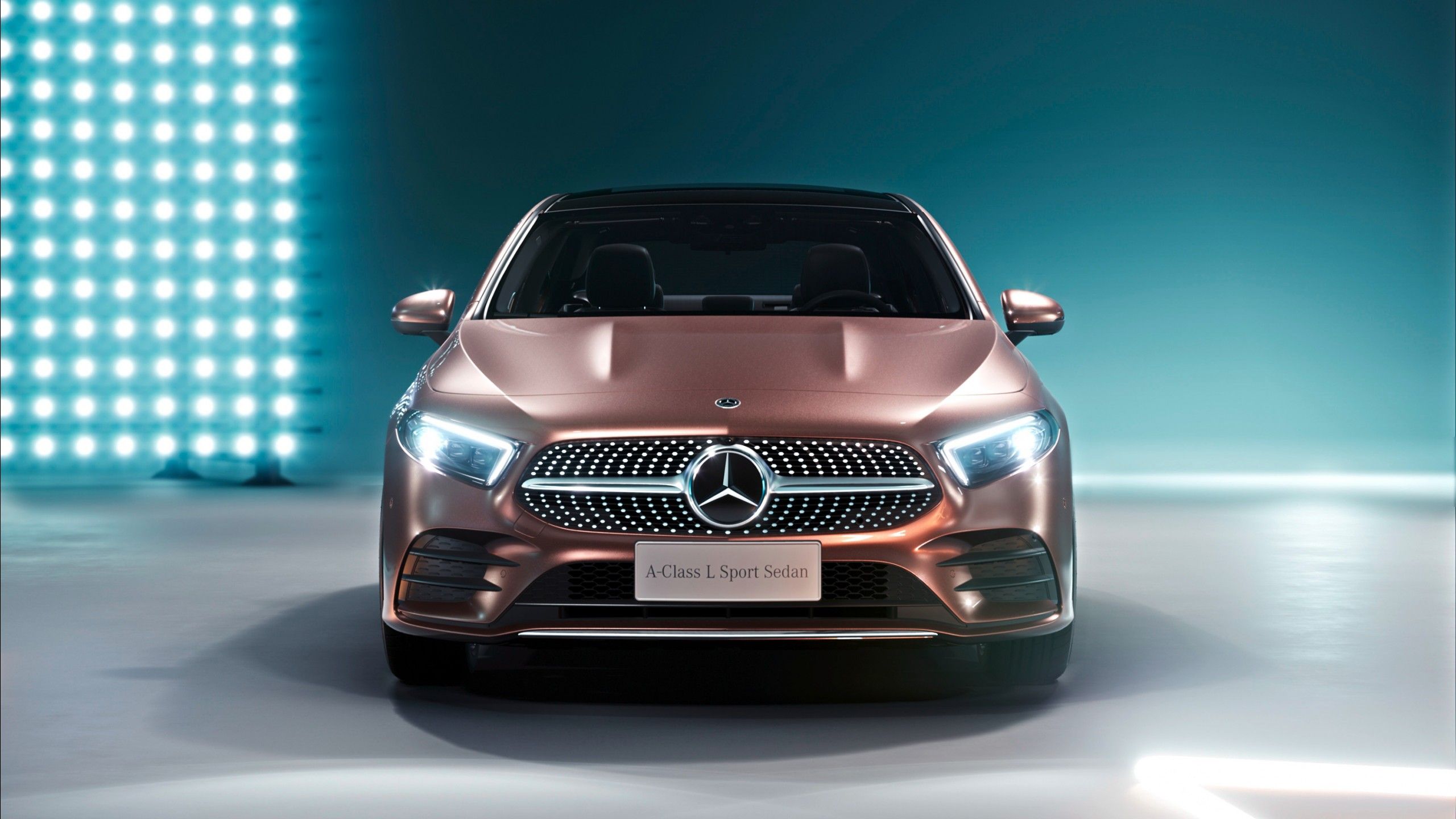 2560x1440 Mercedes Benz A200 L Sport Sedan Wallpaper