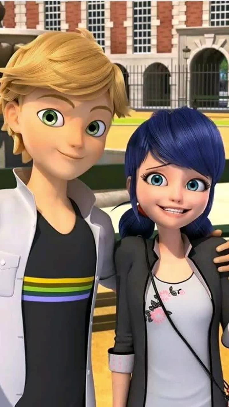 800x1422 Adrinette, ladrien, miraculous, mlb, marinette, ladynoir, marichat, adrien, HD phone wallpaper