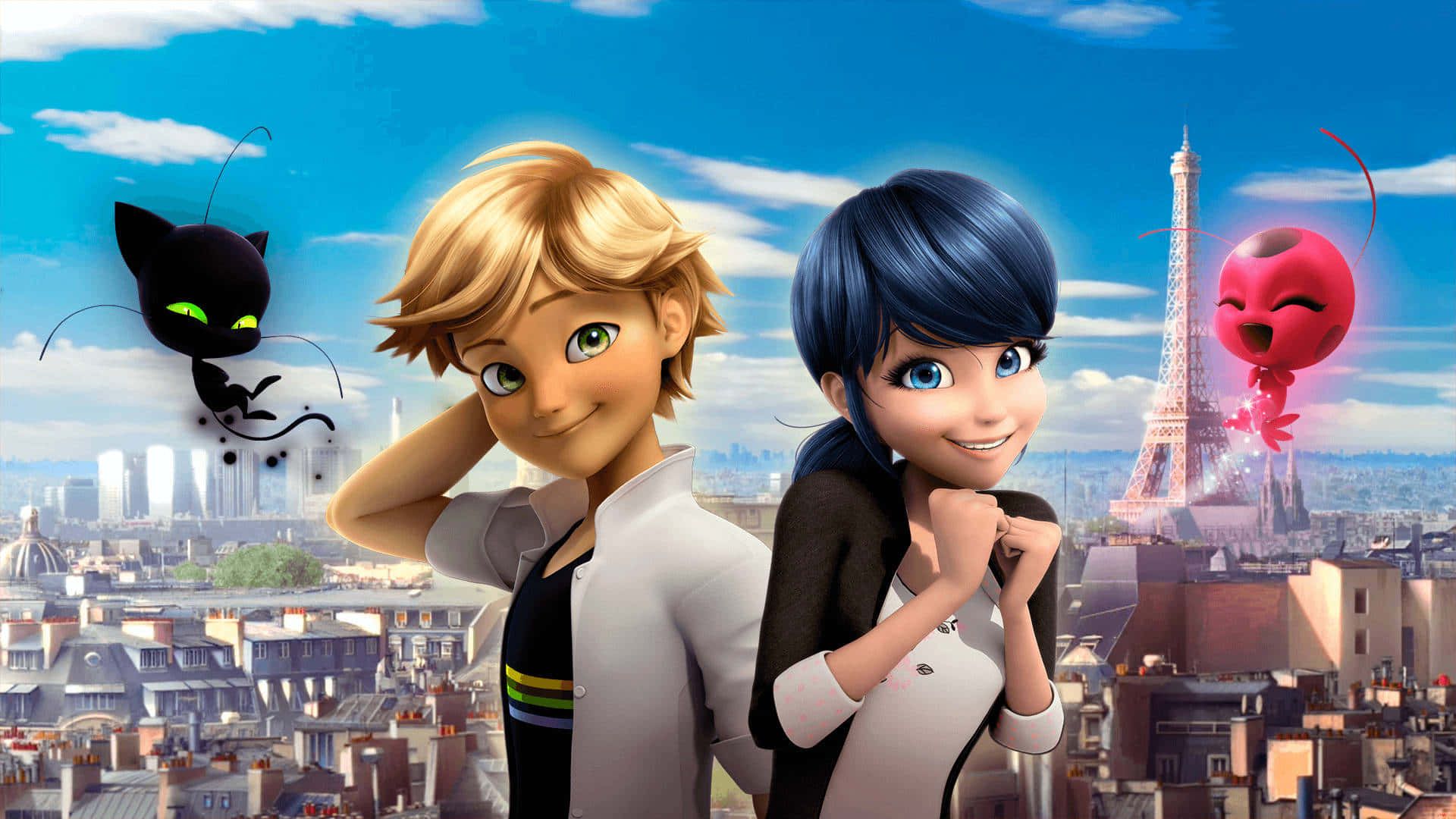 1920x1080 Marinette And Adrien Wallpaper