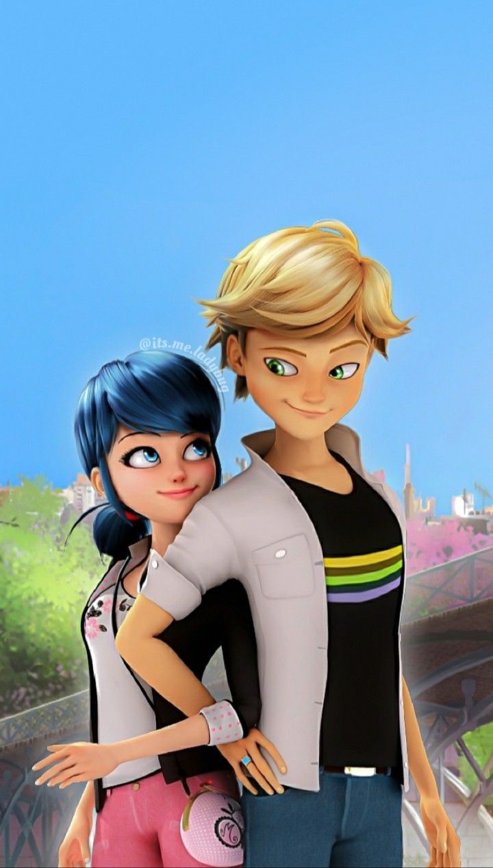 720x1267 Miraculous Ladybug Adrienette Wallpaper
