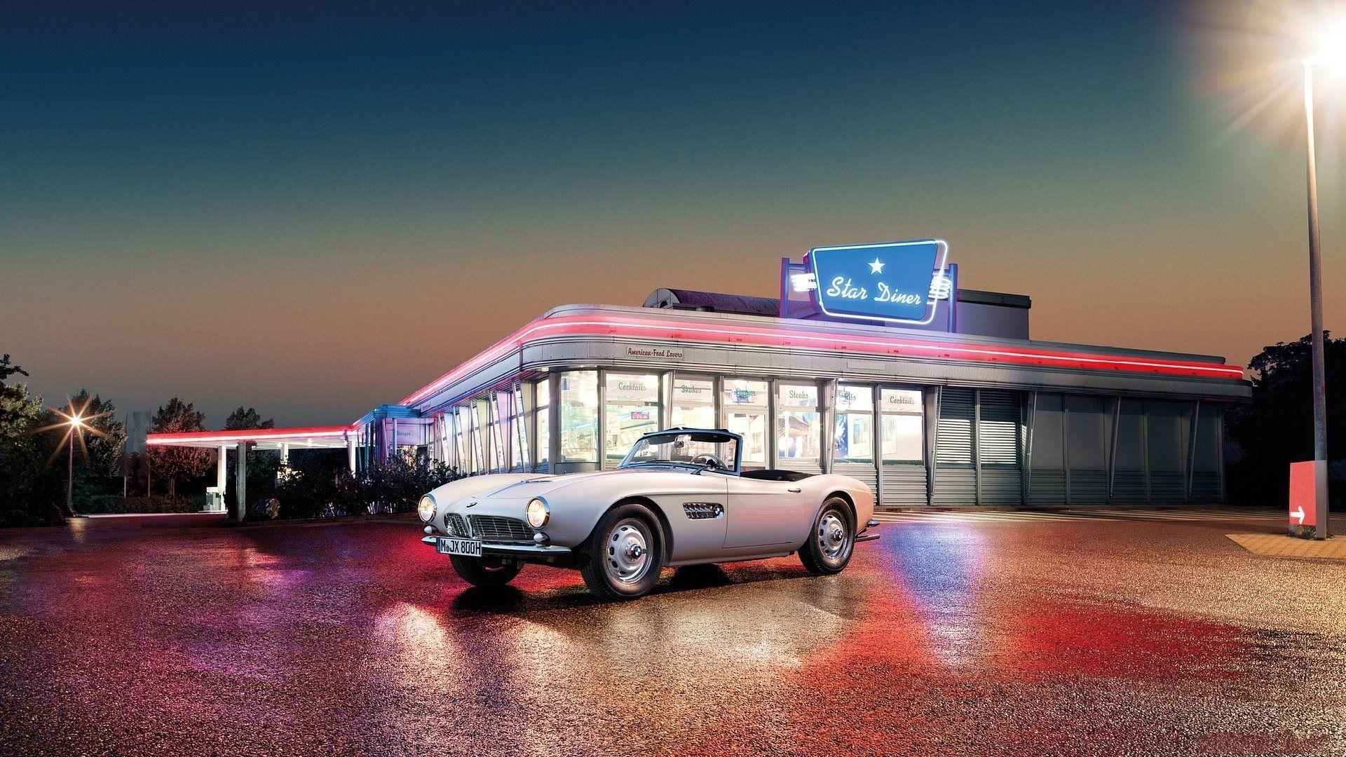 1920x1080 Download wallpaper classic, elvis presley, retro, bmw, 1958