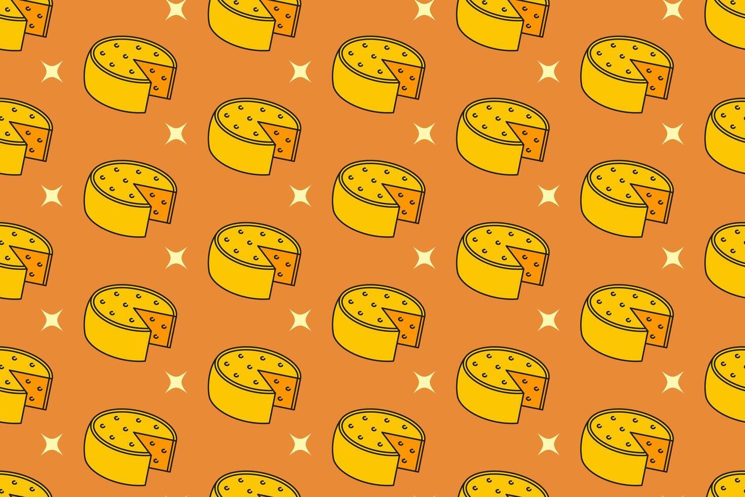 1470x980 Cheese wheels with star seamless pattern on tan background. Cheese block colorful doodle pattern background. Cheddar isolated motif wallpaper. foods label, packaging and merchandise