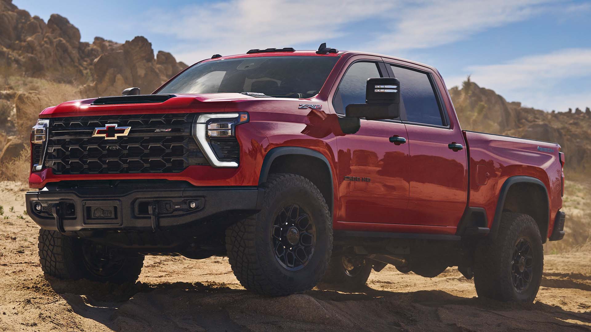 1920x1080 Chevy Silverado HD ZR2 Off Road Pickup Gets 35s And Multimatic DSSV Dampers