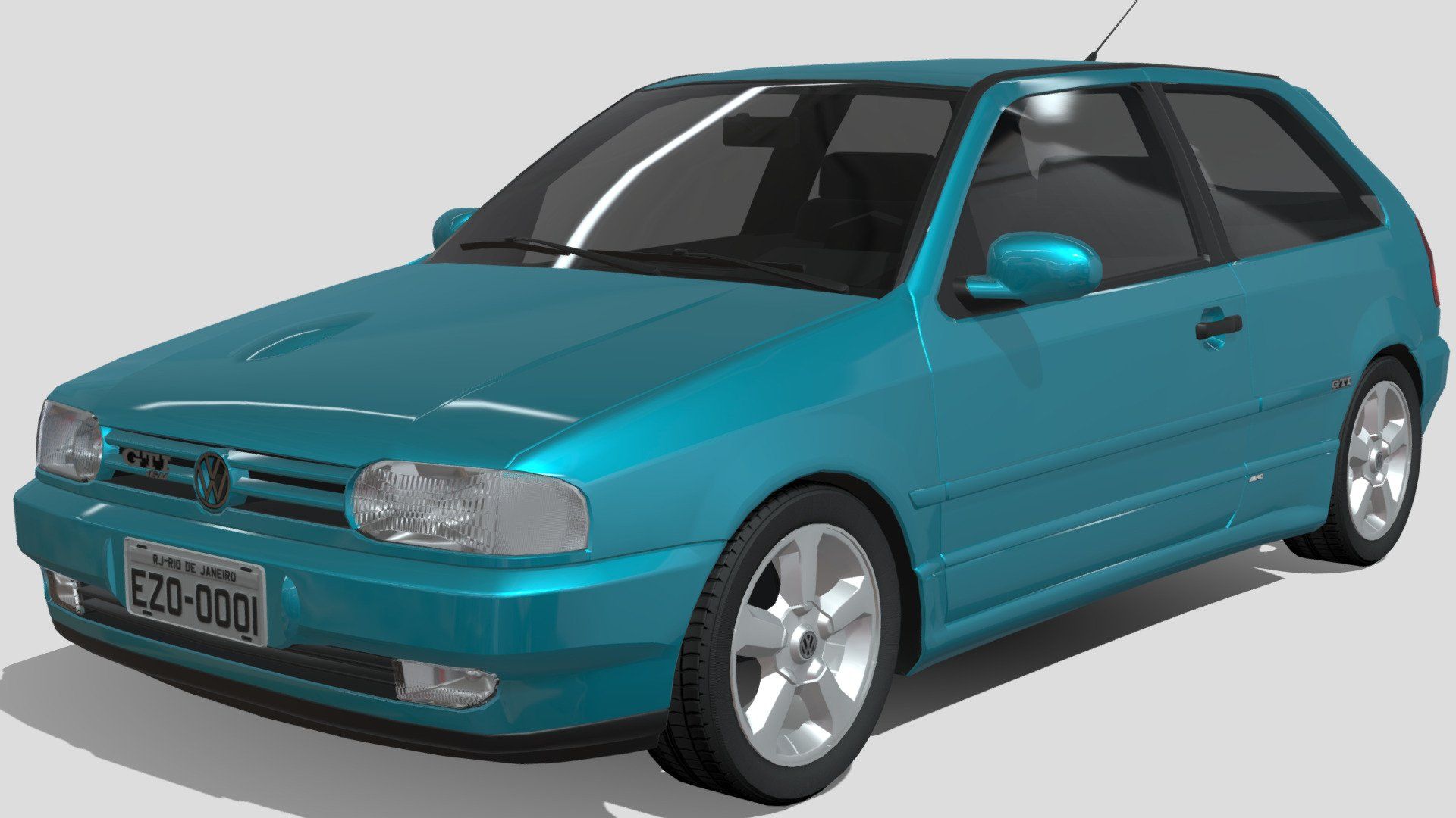 1920x1080 Volkswagen Gol 2000 GTi (G2) Free 3D model by Ezo [be77216]