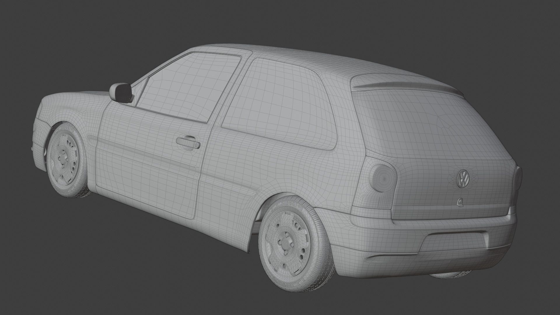 1920x1080 Volkswagen Gol G4 3D 3D model