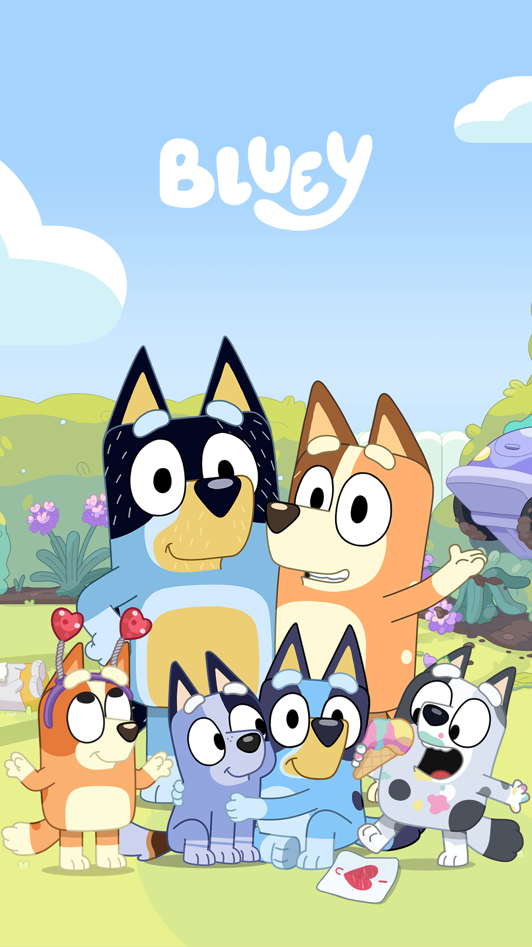 1080x1920 Bluey Valentine's Day Wallpaper Official Website