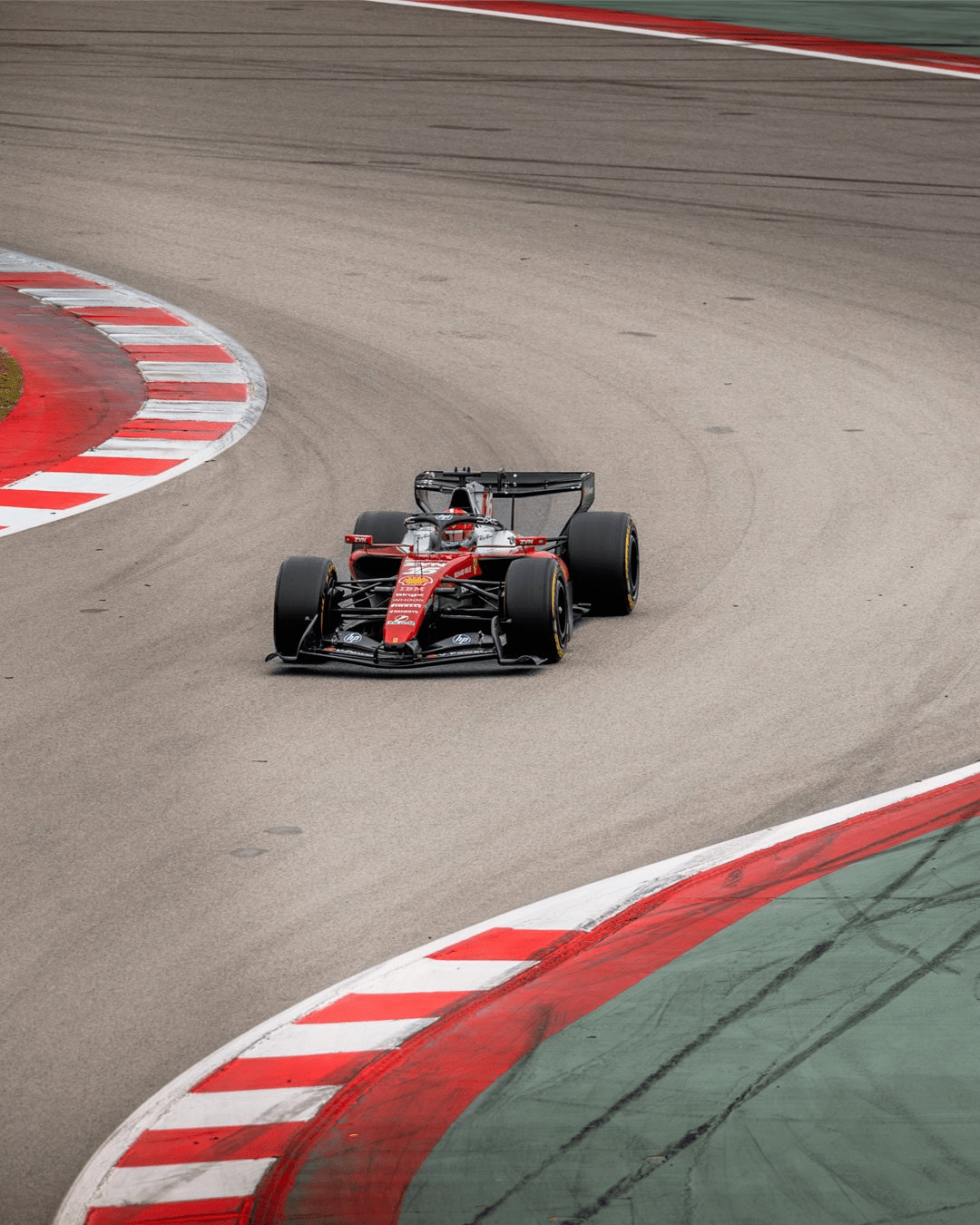 1080x1350 Photos Of Charles Leclerc Testing The SF 26 Today In Barcelona!