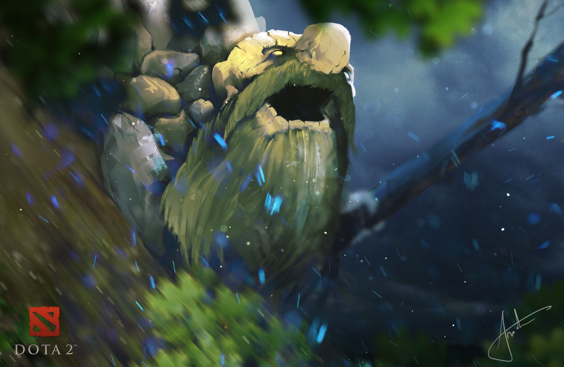1920x1249 Dota 2 Tiny Fanart