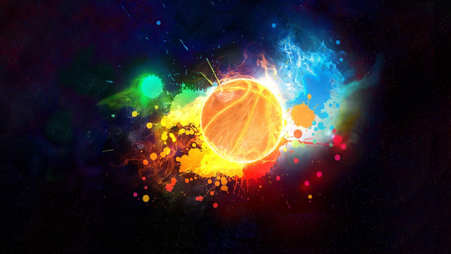 Neon Basketball Wallpapers - Top Free Neon Basketball Backgrounds