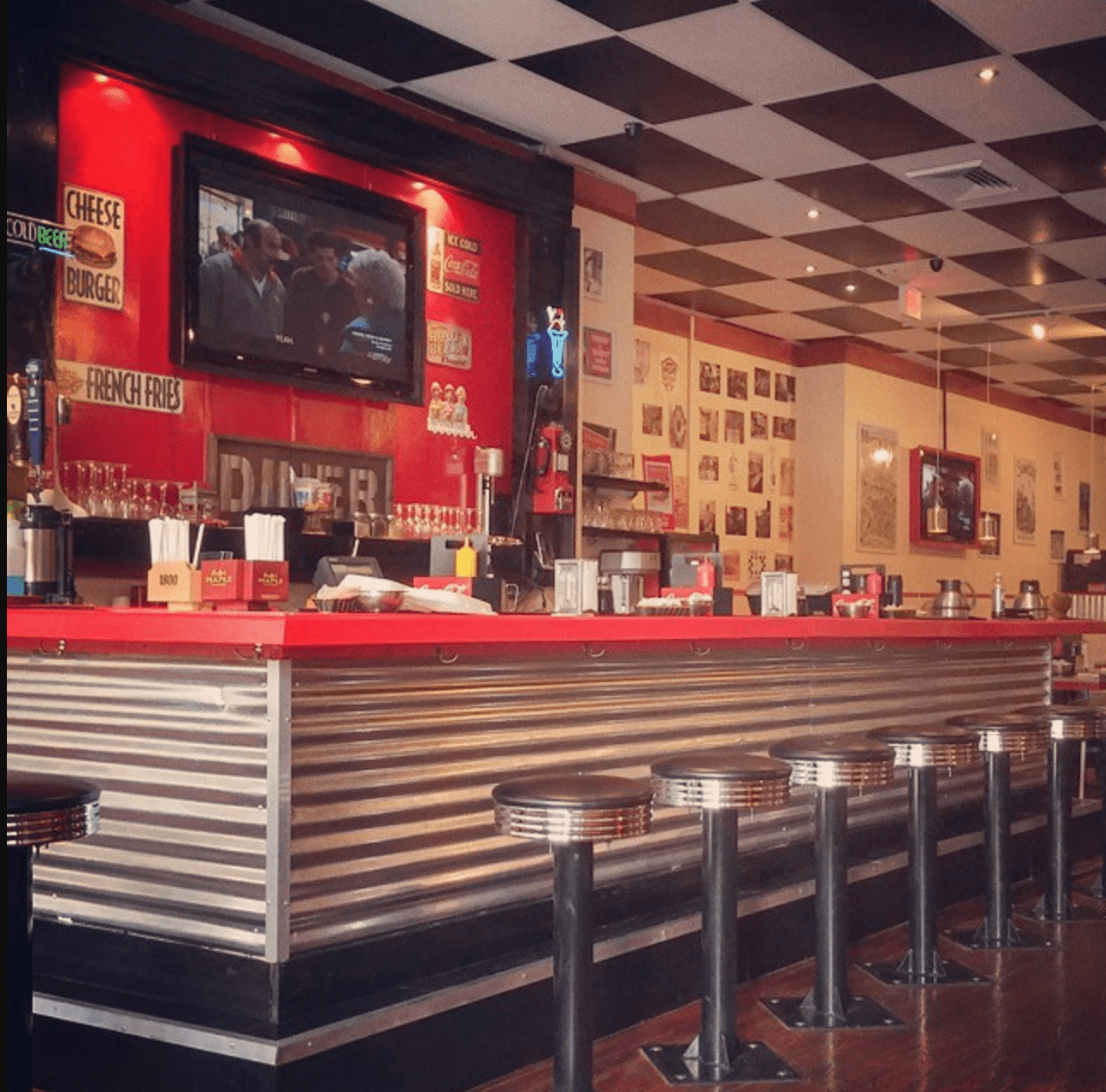 Retro Diner Wallpapers Top Free Retro Diner Backgrounds WallpaperAccess