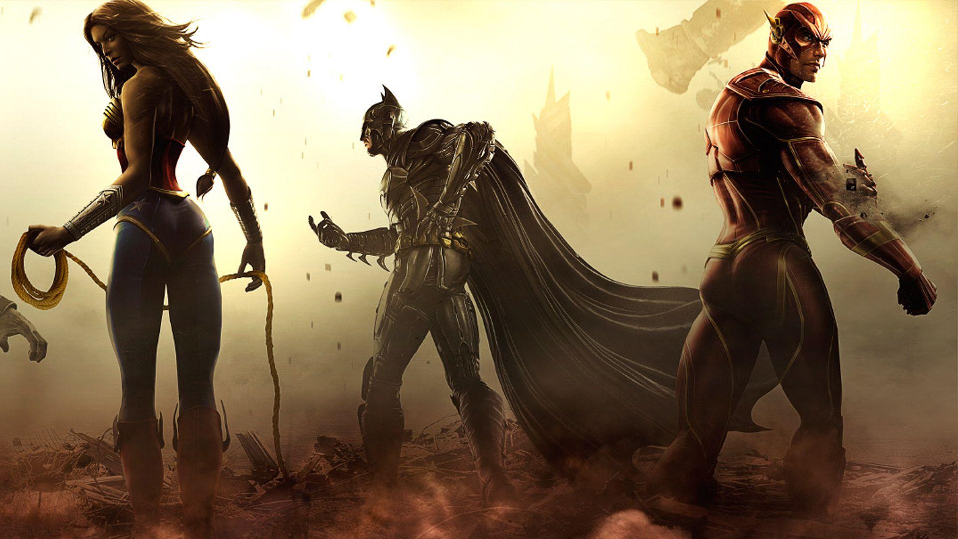 1920x1080 Batman, DC, Flash, Injustice: Gods Among Us, Wonder Woman HD