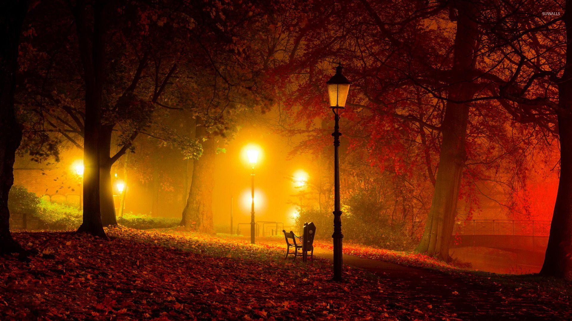 Autumn Night Wallpapers Top Free Autumn Night Backgrounds 