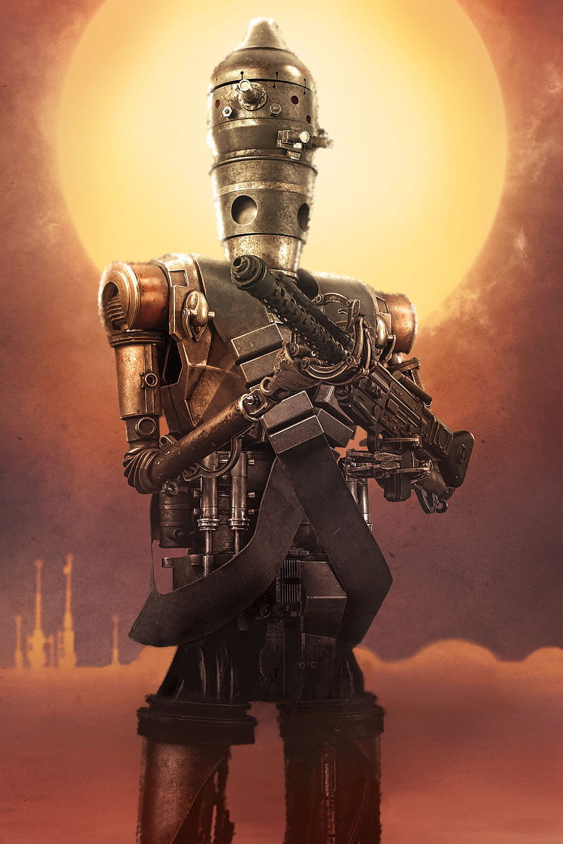 800x1200 IG- droid, mandalorian, star wars, HD phone wallpaper