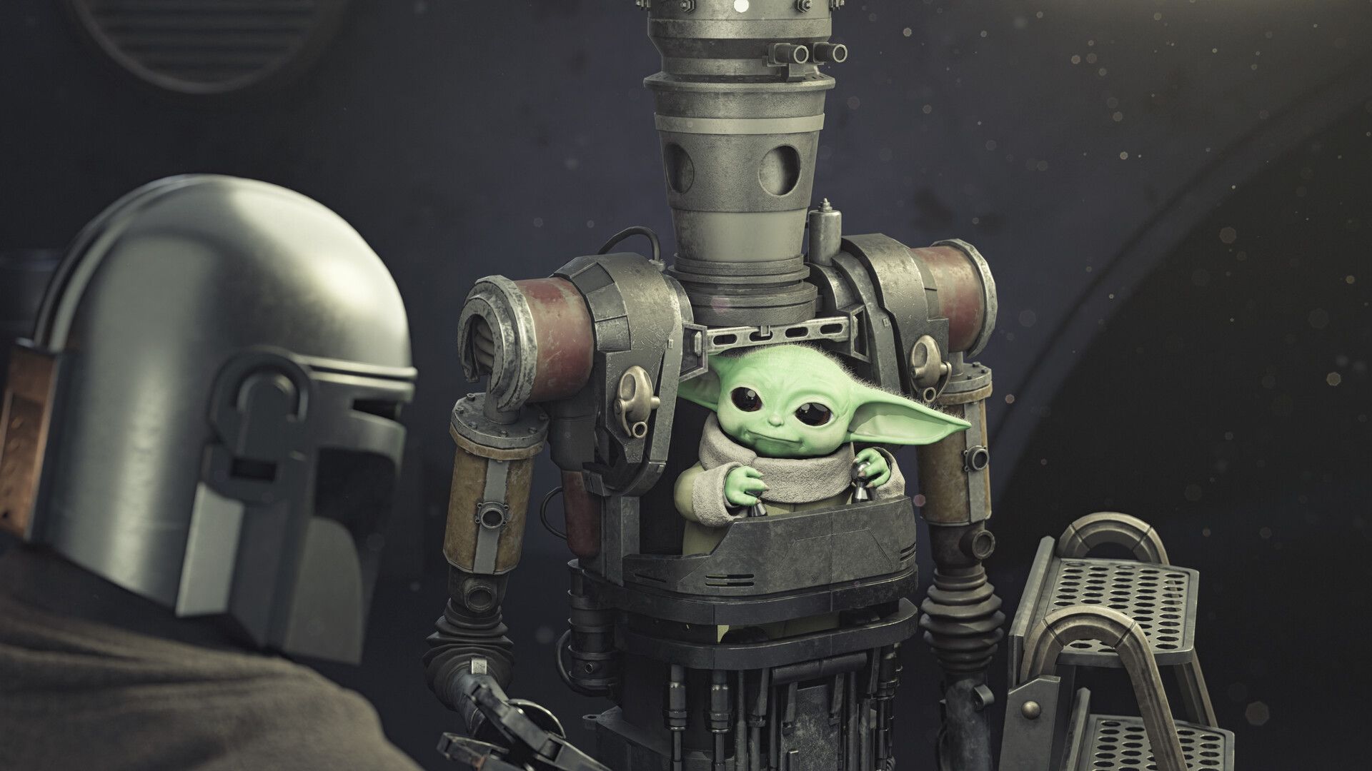 1920x1080 IG 11 And Baby Yoda Wallpaper