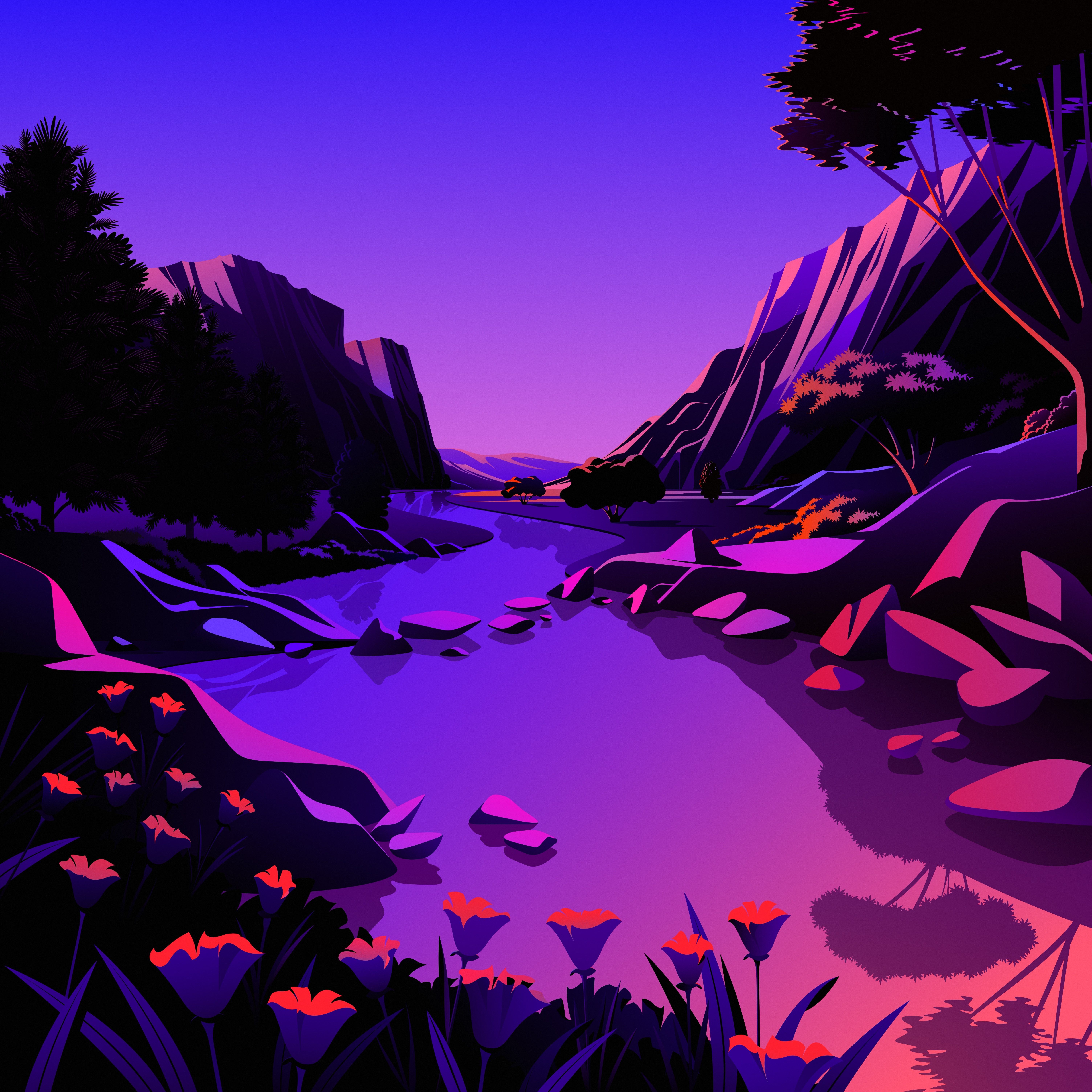 6016x6016 macOS Big Sur 11.0.1 includes even more new wallpaper, download them here