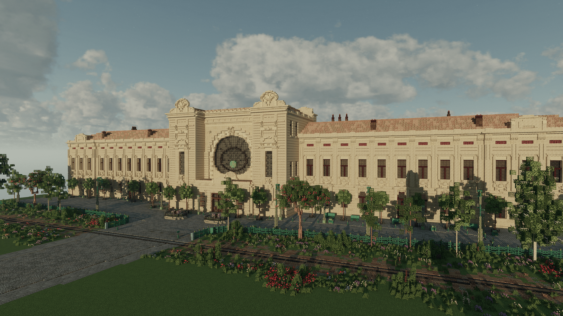 1920x1080 Ternopil Railway Station, Ukraine 1912 (Pre WWI look)