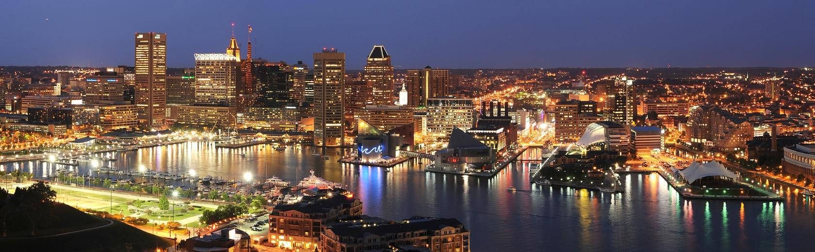 1680x520 Download Baltimore's Lovely Landscape Wallpaper