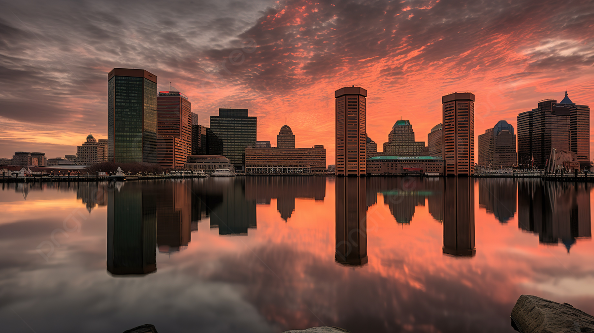 1200x673 Baltimore Skyline Is Reflecting, Picture Of Maryland, Maryland, State Background Image And Wallpaper for Free Download