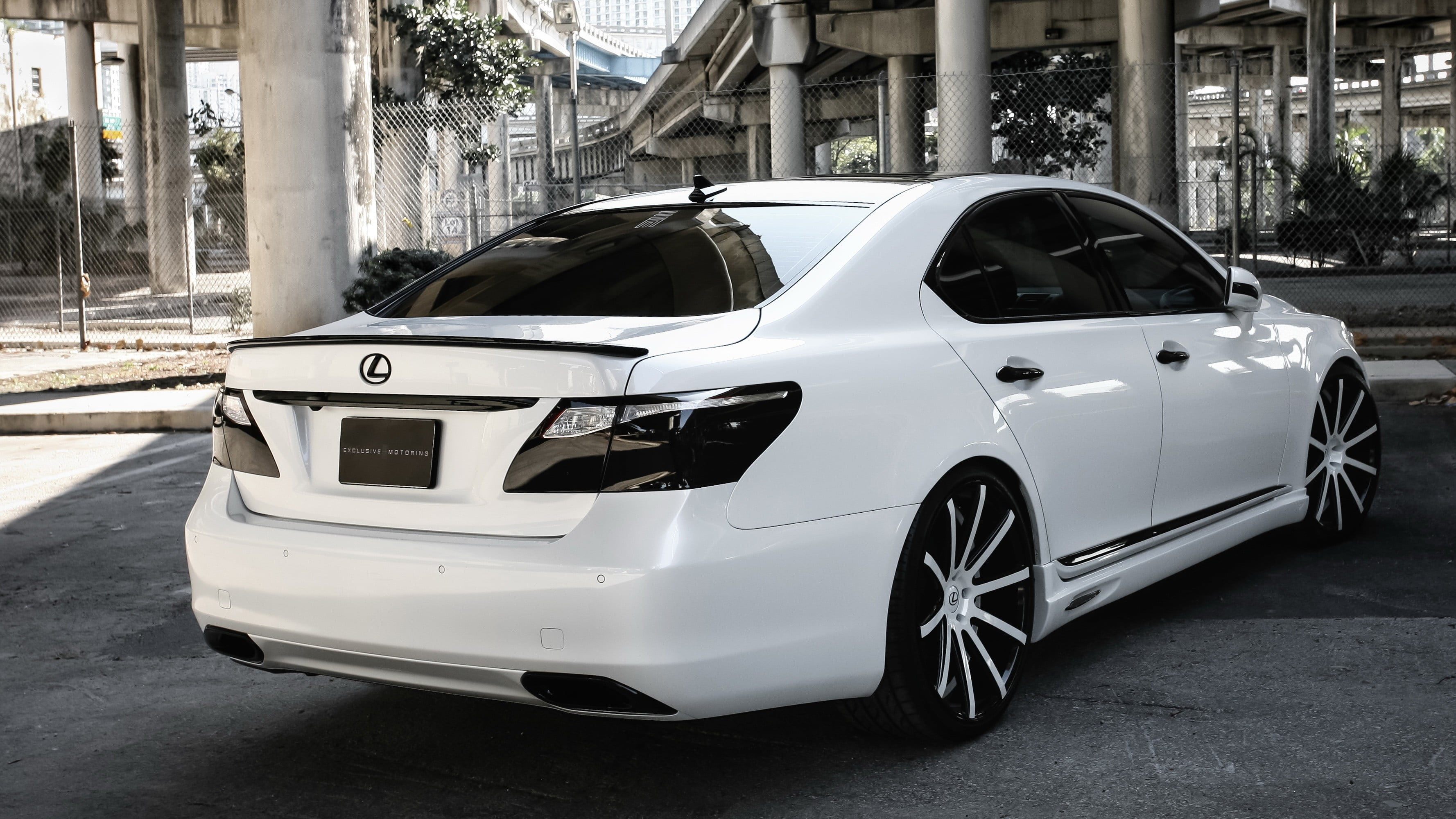 3556x2000 White Lexus seda, Lexus, Lexus LS, modified, custom HD wallpaper