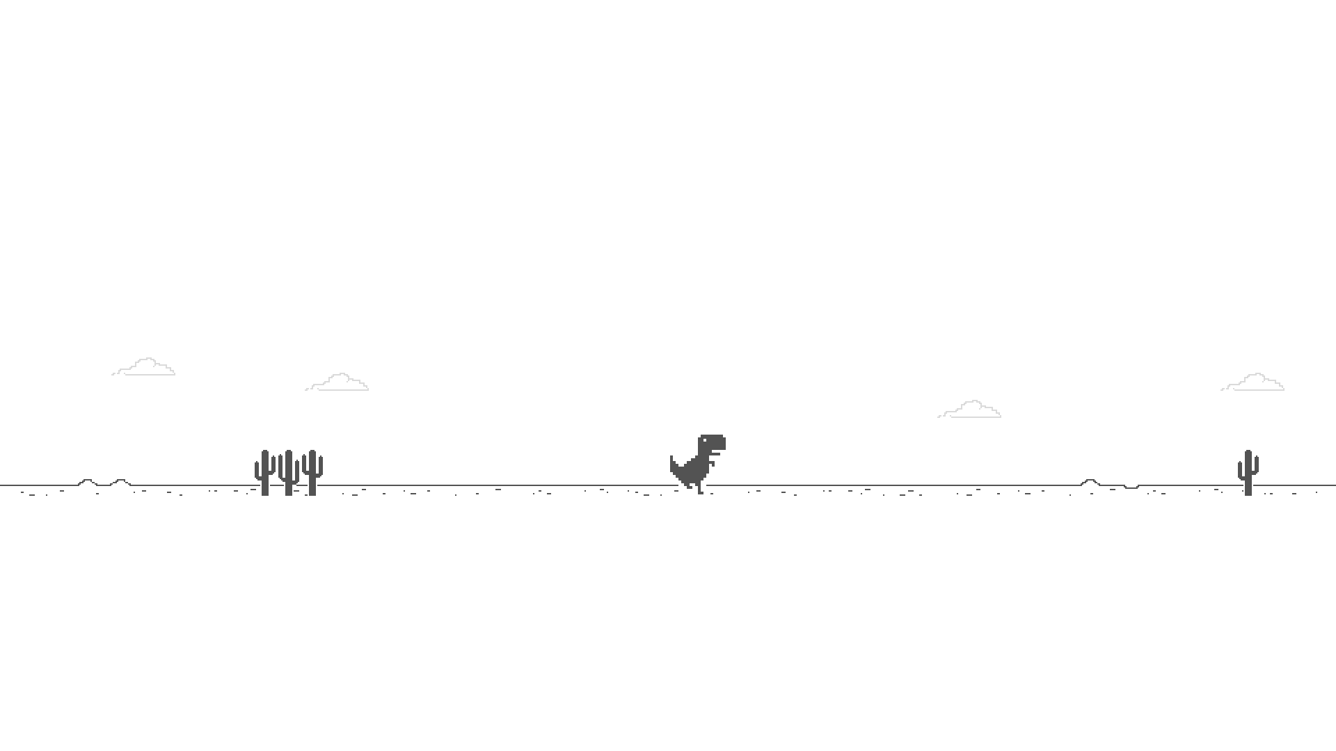1920x1080 Chrome Dino Wallpaper