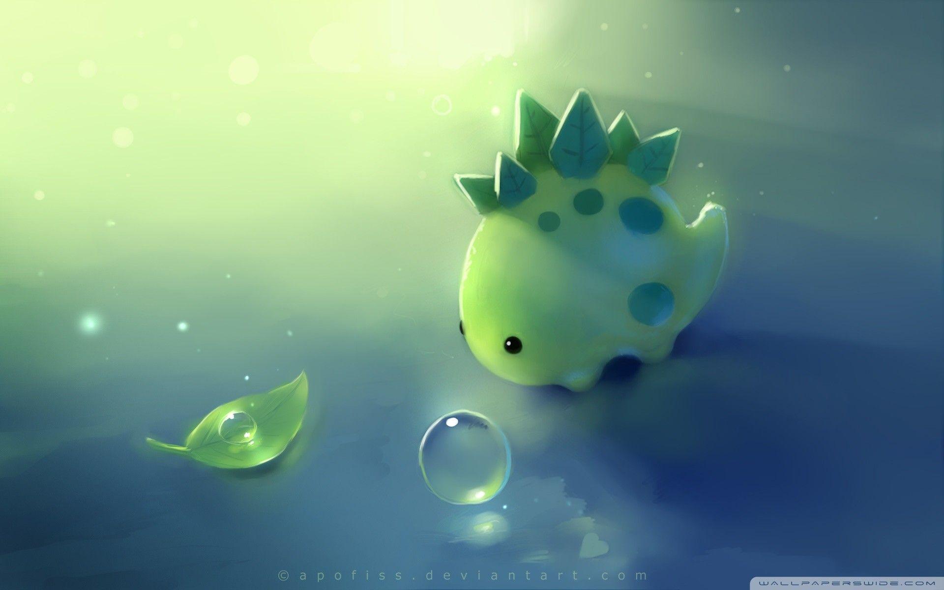 1920x1200 green, funny, fantasy art, Dino wallpaper
