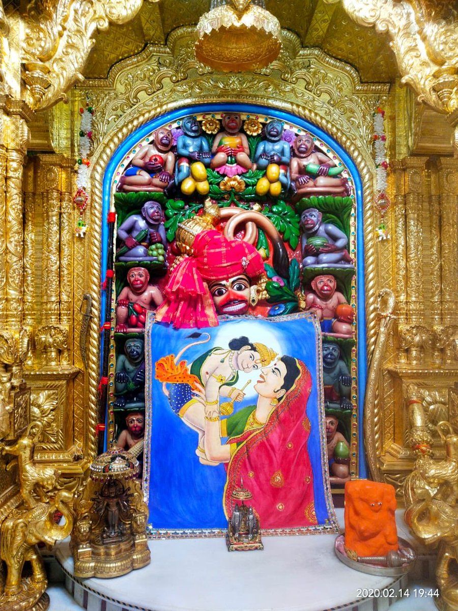 900x1200 Jay #Shree #Kastbhanjan #Dev # Shayan #Darshan #Friday February 2020 #Hanumanji #Hanumandada #Temple #Salangpur #Dham #Botad #Gujarat