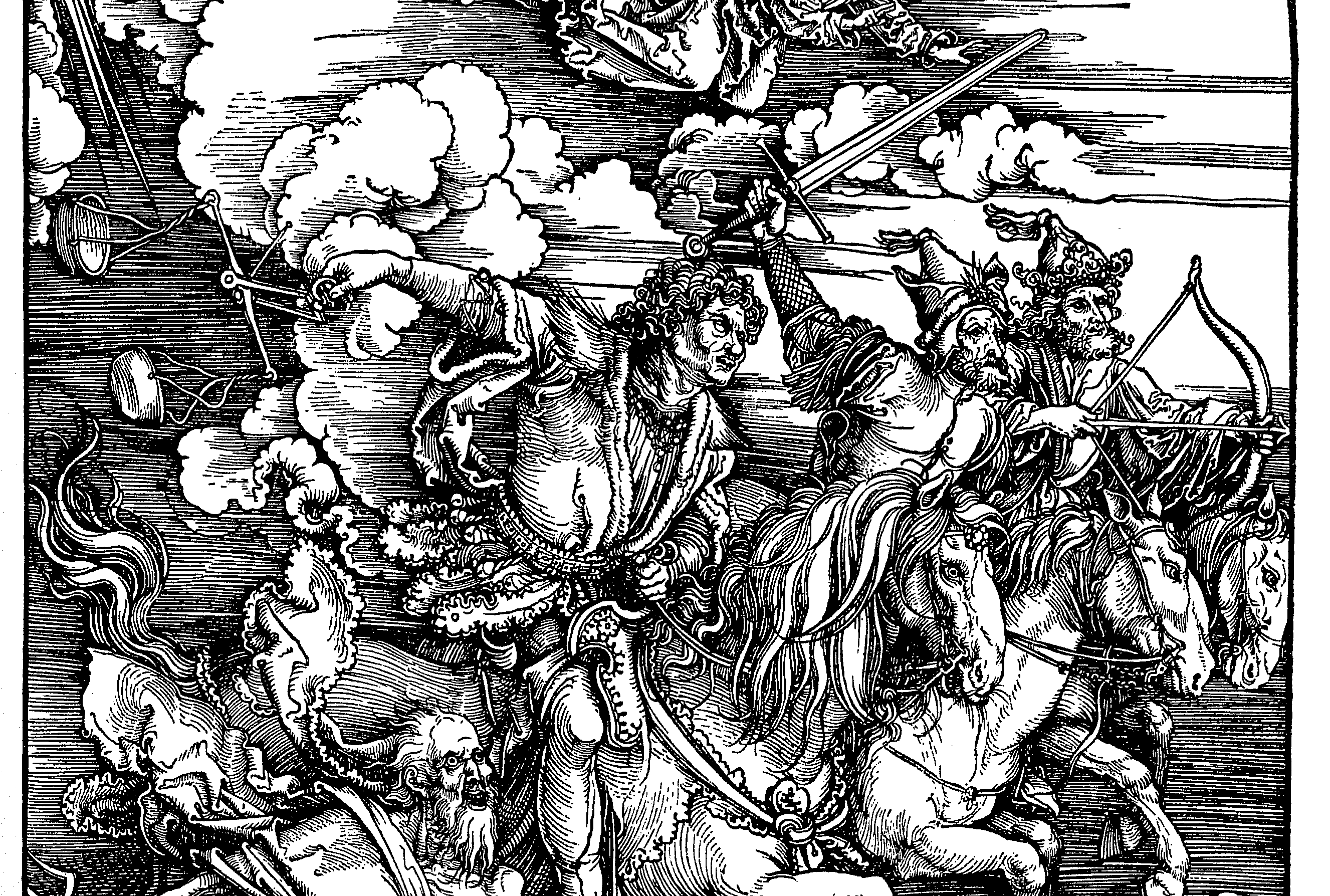 2654x1788 The Four Horsemen of Albrecht Dürer
