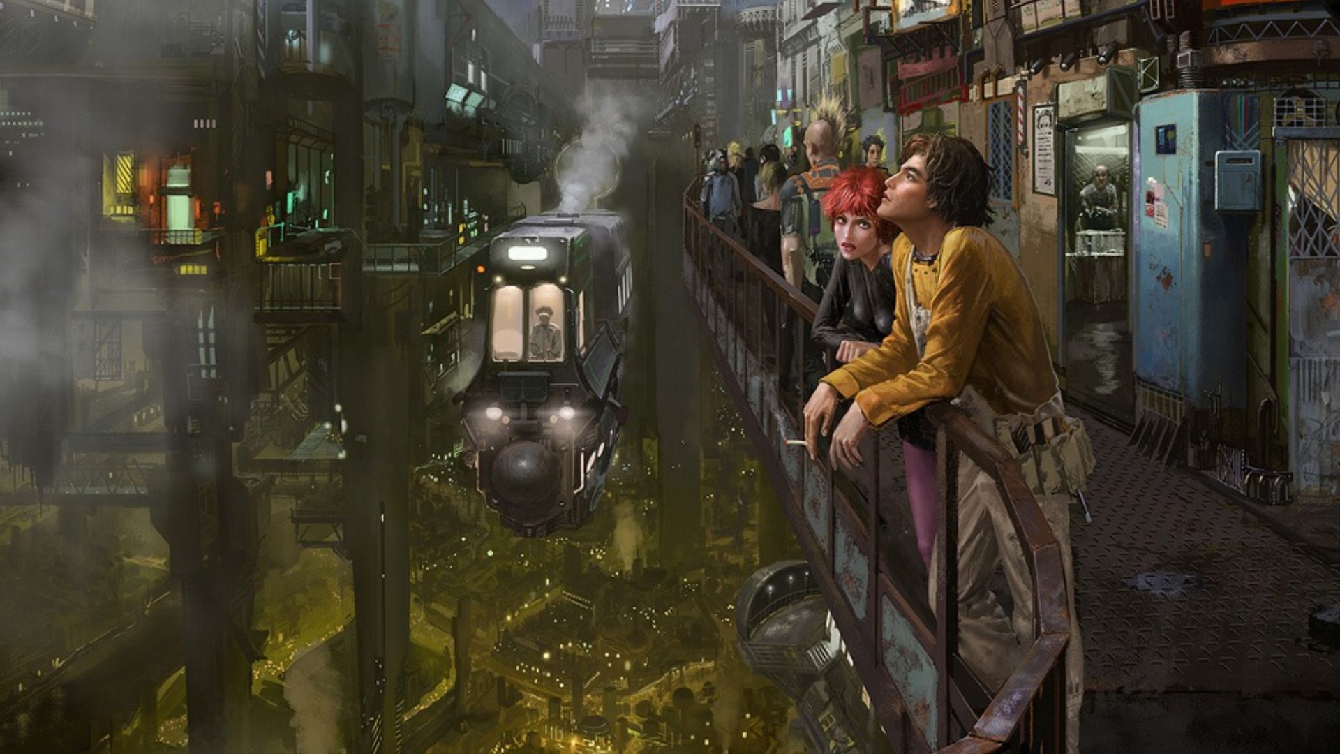 1920x1080 Cyberpunk Dreams: A Stunning HD Wallpaper