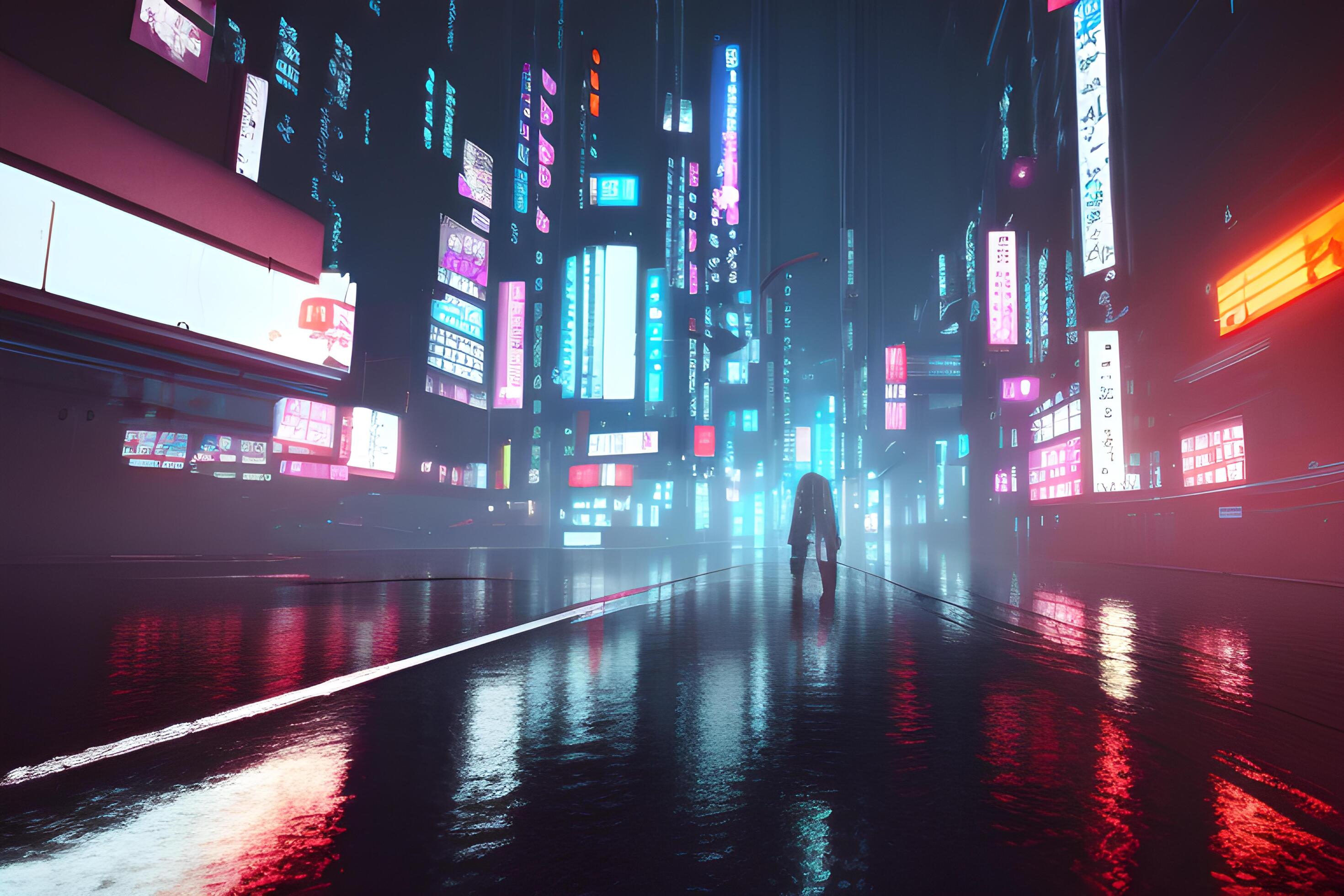 2940x1960 tokyo city night cyber punk background neon