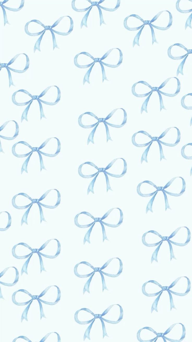 736x1308 cute blue bow coquette ribbon phone wallpaper