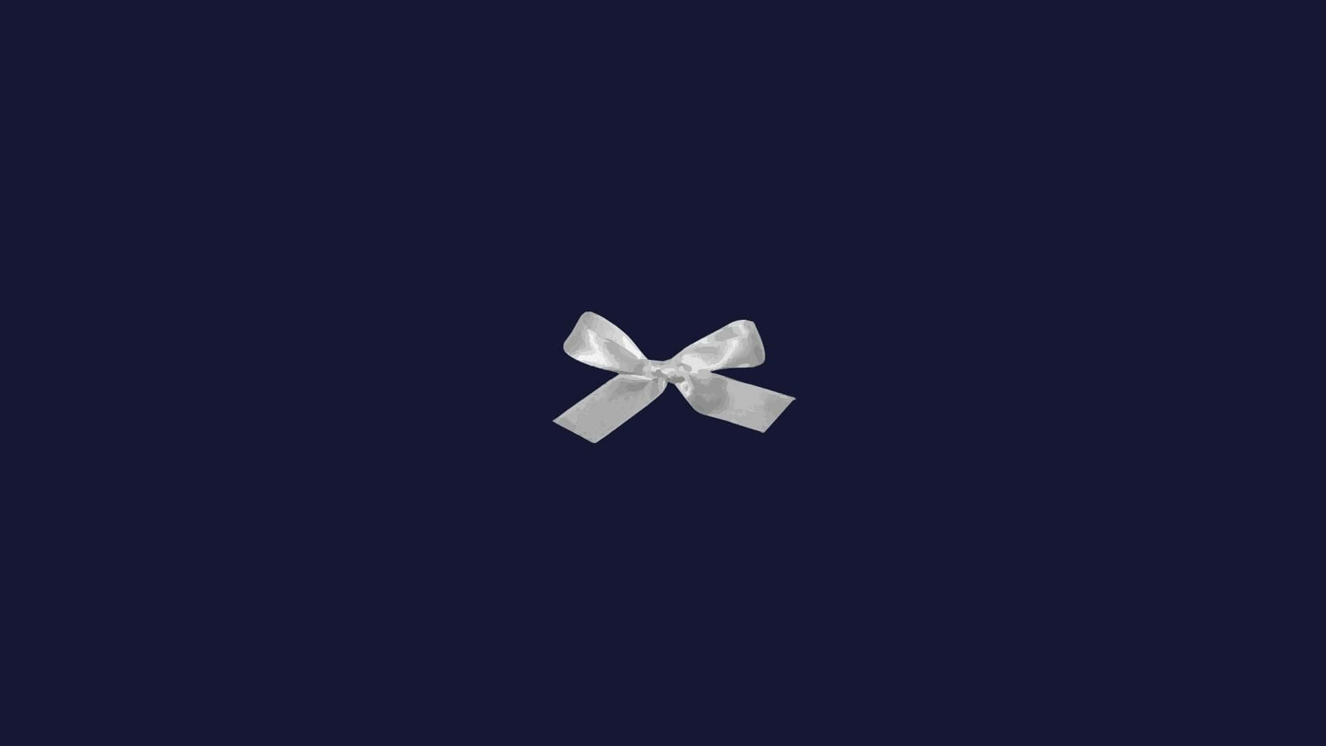 1920x1080 Blue Bow Wallpaper