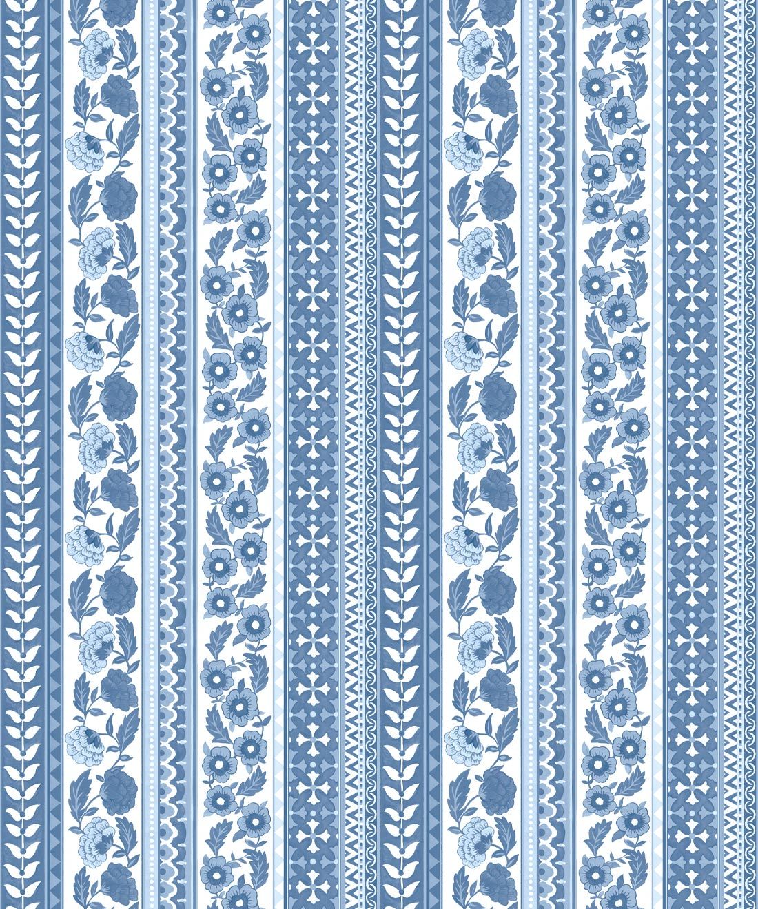 1100x1320 Ribbon Wallpaper / Sapphire / Double Roll