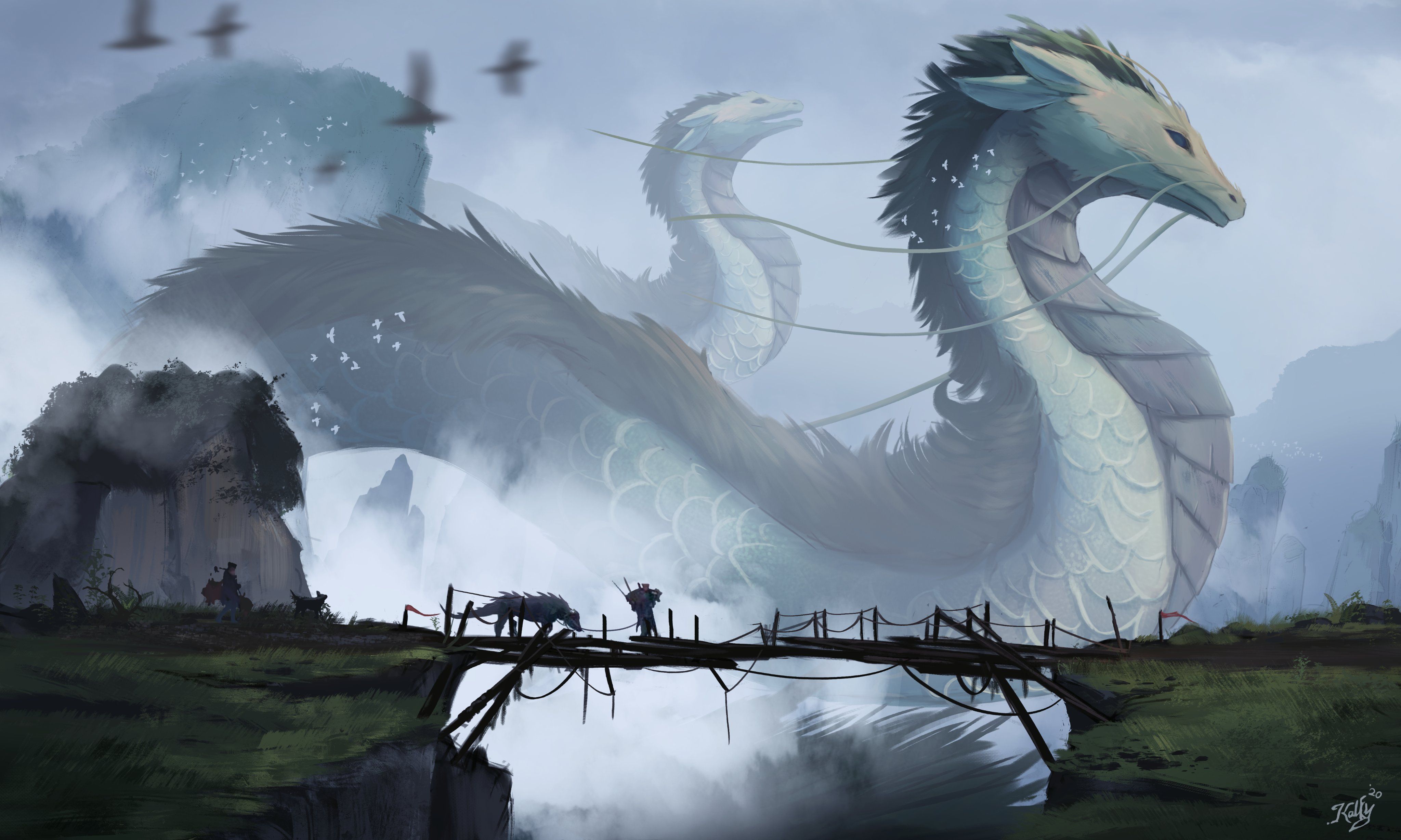 4096x2456 Loong Wallpaper