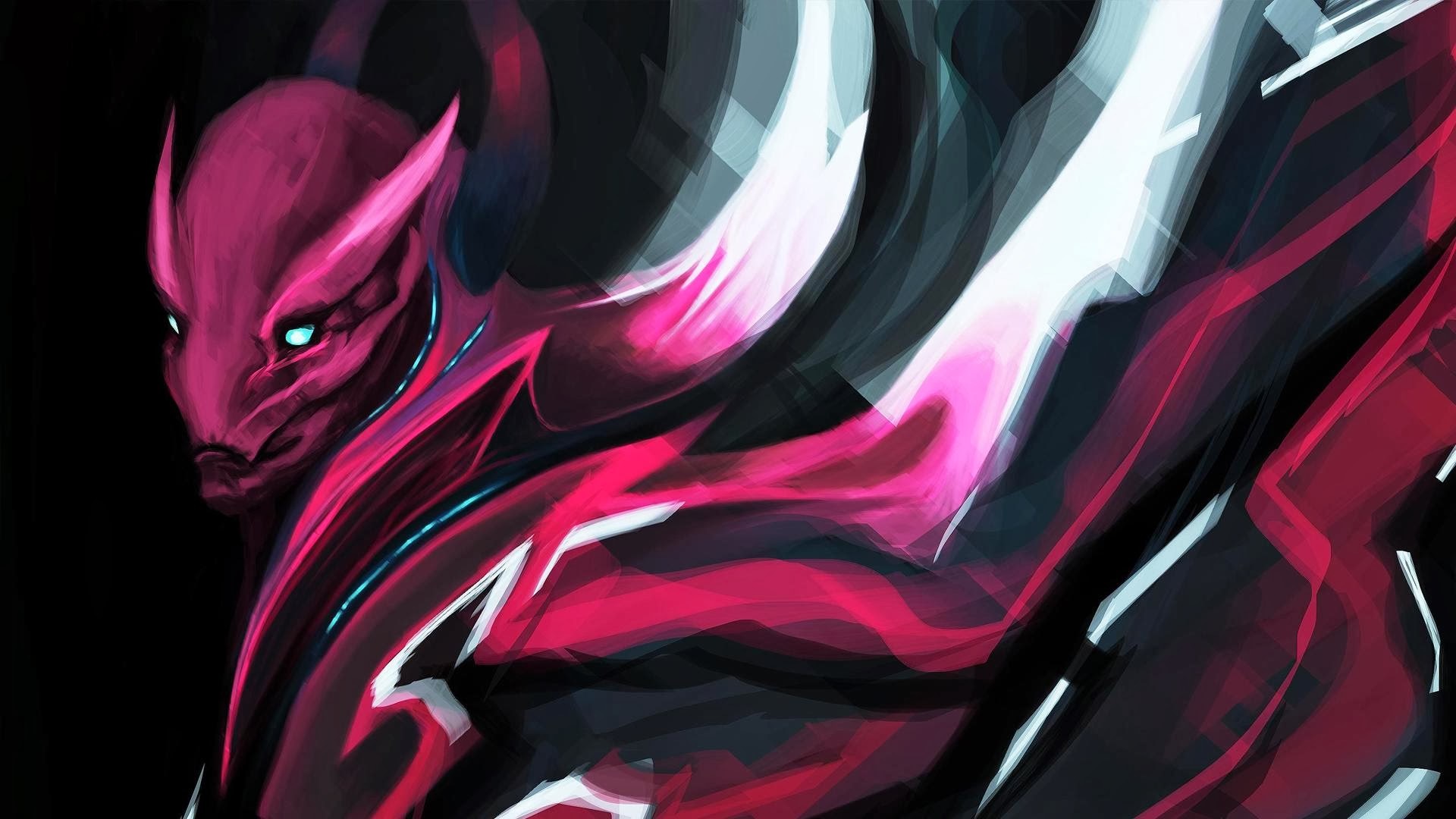 1920x1080 Wallpaper being, art, Ghost, dota Mercurial, uhohthepopo, SPECTRE for mobile and desktop, section игры, resolution 1920x1080