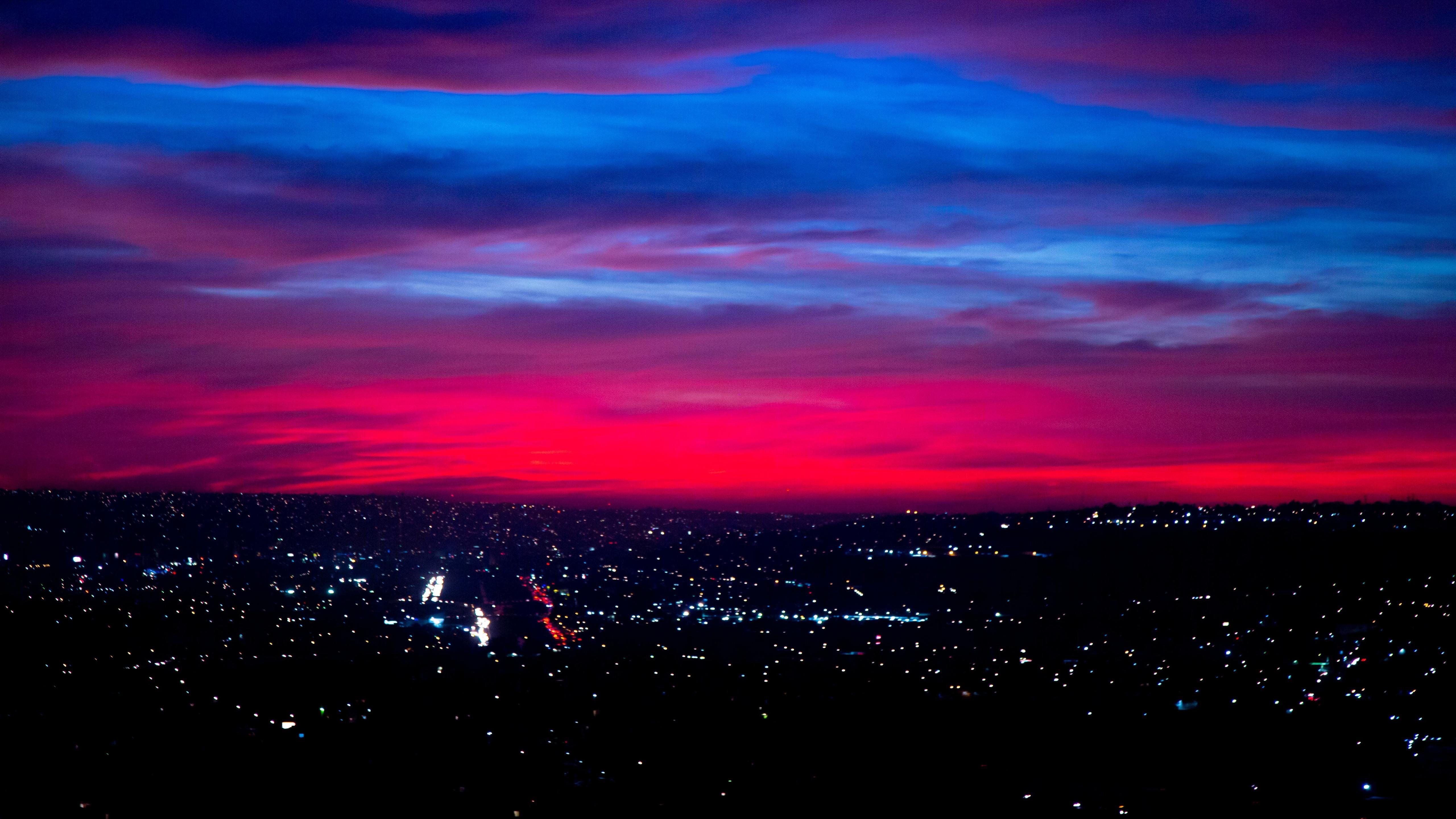 5120x2880 city red 5k iMac Wallpaper Download