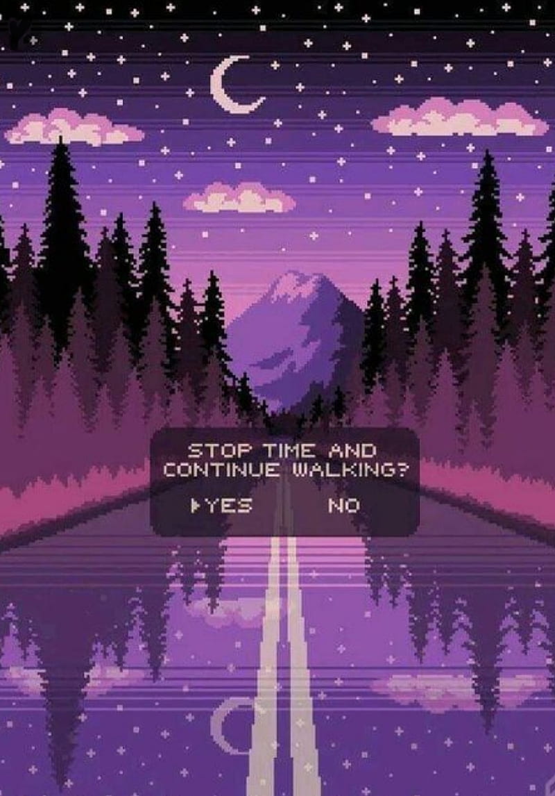 800x1146 Aesthetic road, clouds, purple, tumblr, HD phone wallpaper