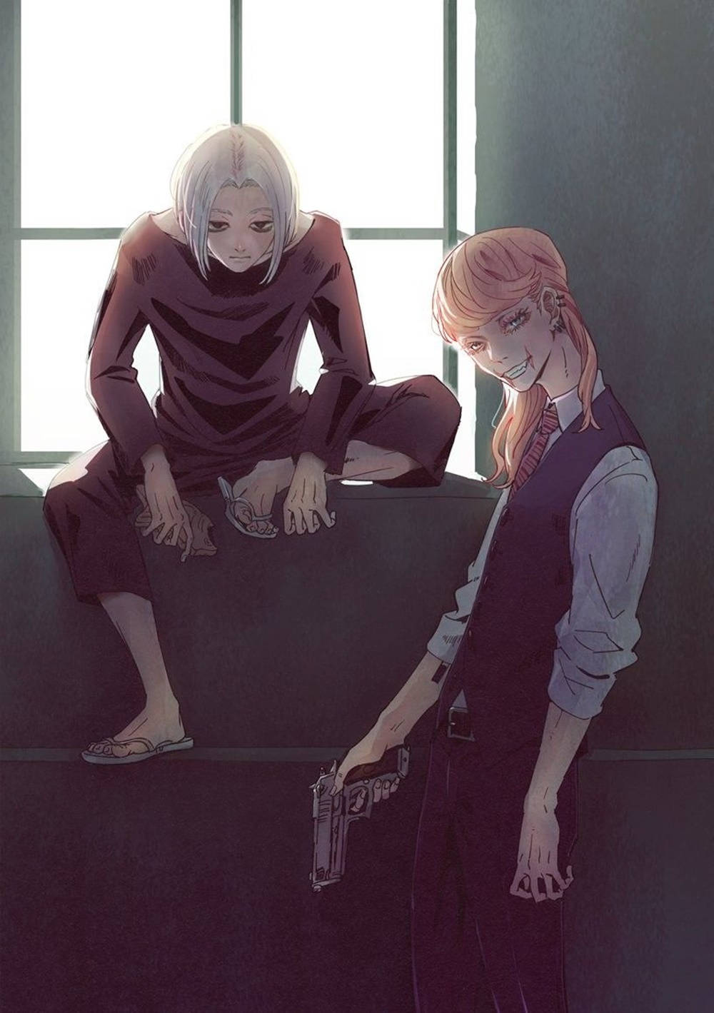1000x1419 Download Mikey Bonten And Haruchiyo Wallpaper
