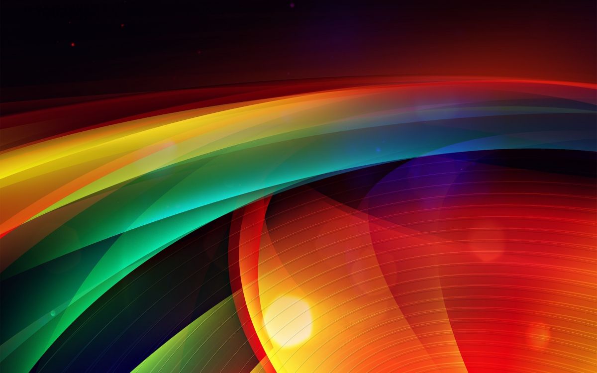 1200x750 Wallpaper Red Yellow Green and Blue Light, Background Free Image