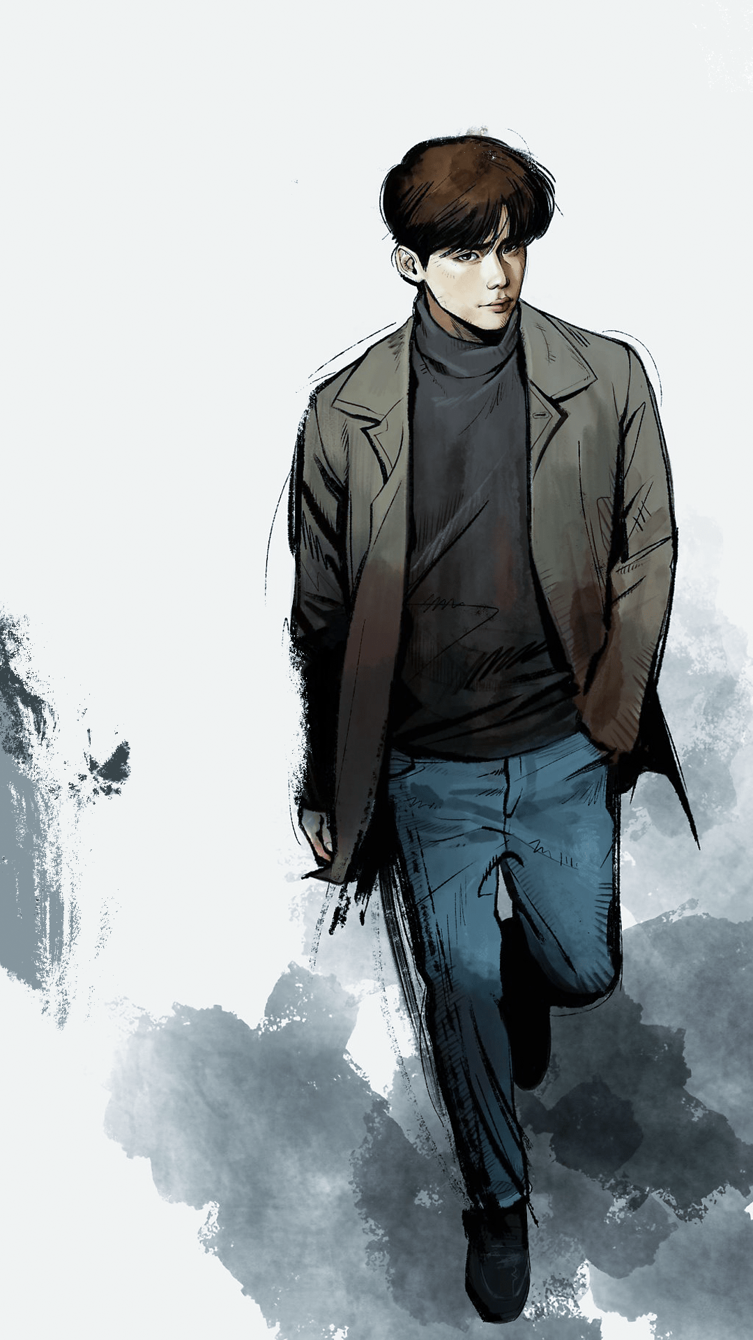 1080x1920 Kang Chul (Lee Jong Suk) Webtoon W Wallpaper