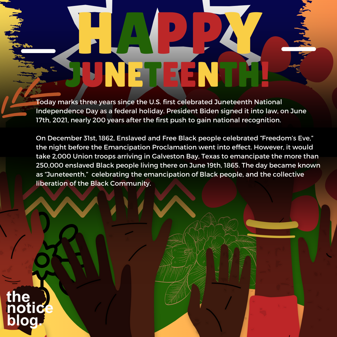 1080x1080 Happy Juneteenth!