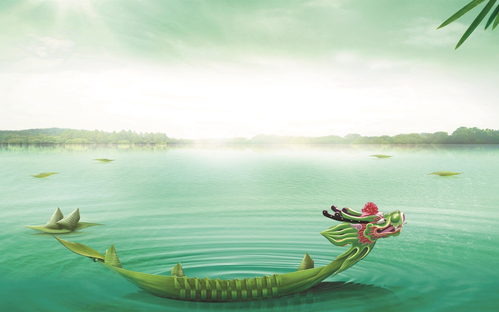 1680x1050 Dragon Boat Wallpaper