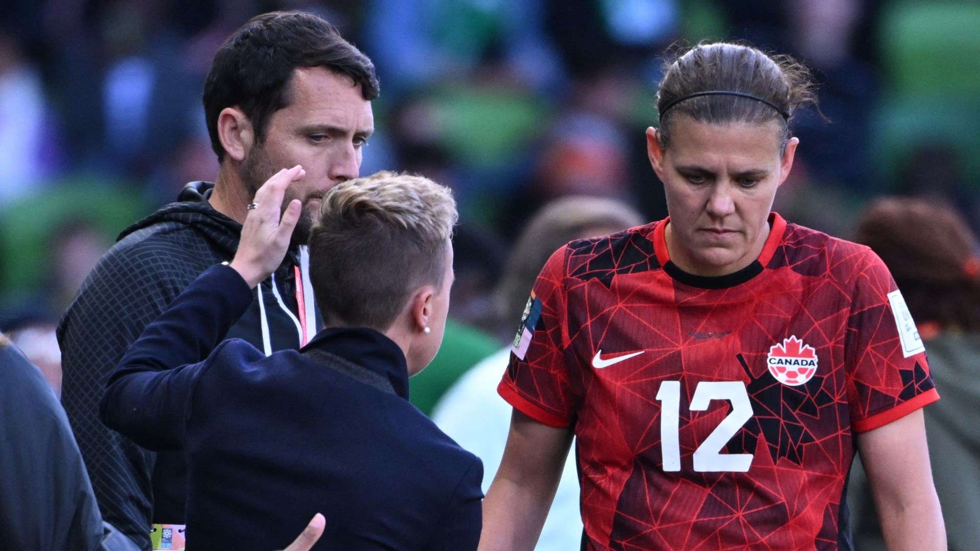 1920x1080 Canada icon Christine Sinclair named to the bench in a Women's World Cup match for the first time ever