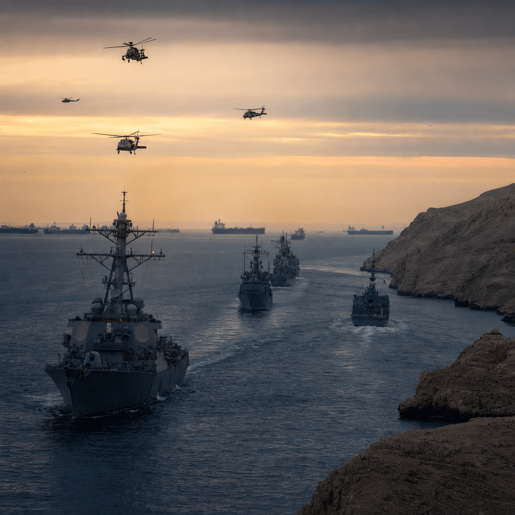 1024x1024 US Project Freedom Aims to Reopen Strait of Hormuz Amid Tensions