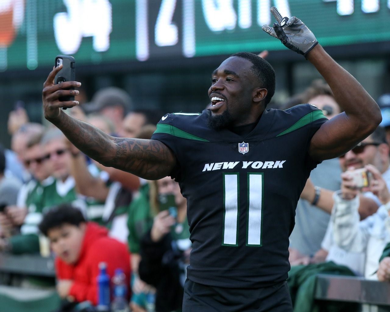 1280x1024 Jets' Denzel Mims Returns From Bout With COVID 19