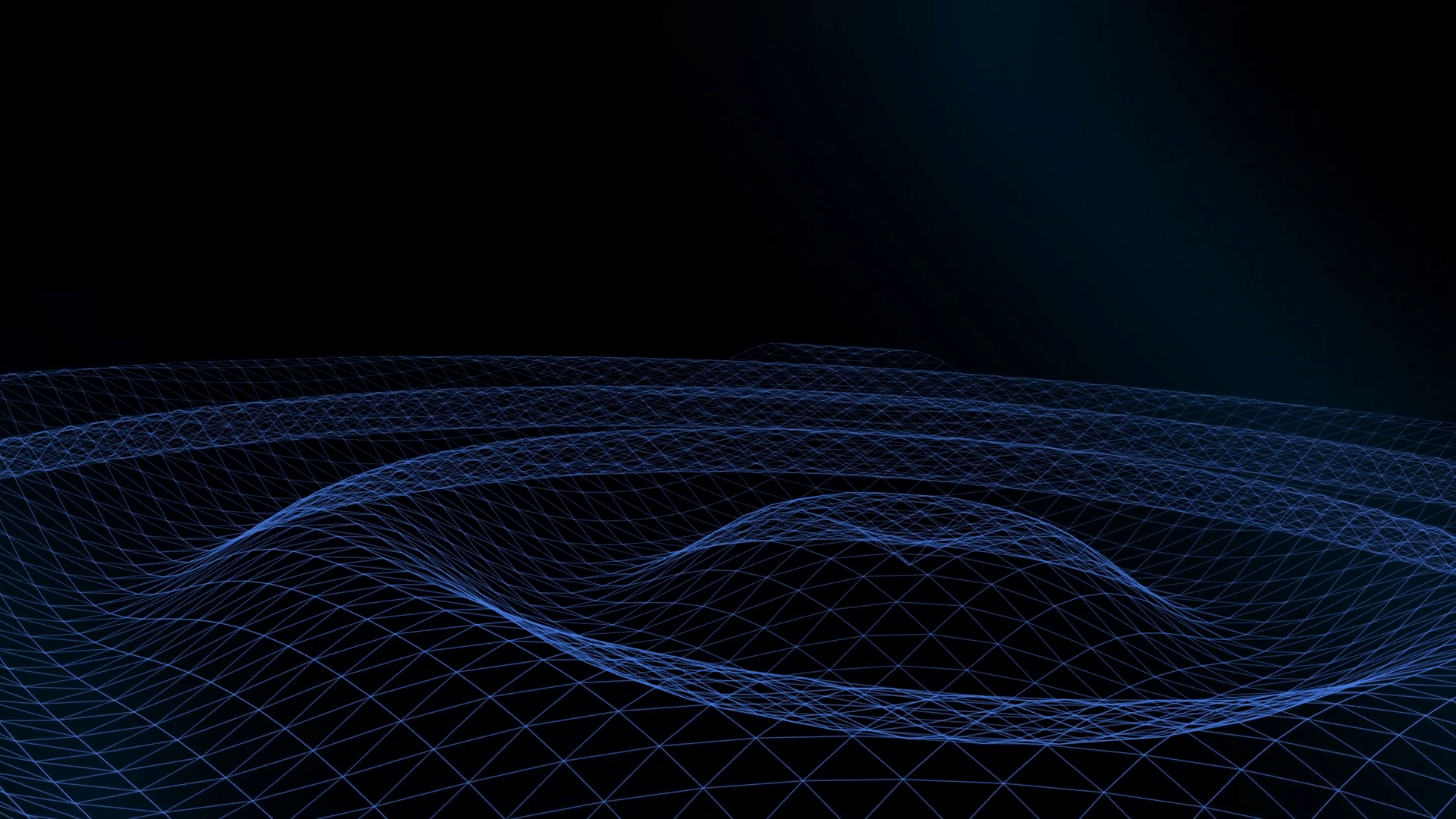 1920x1080 Animation of seismic energy wave pattern with earthquake ripple effect