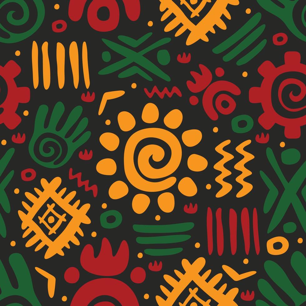 980x980 Pan African Seamless Background