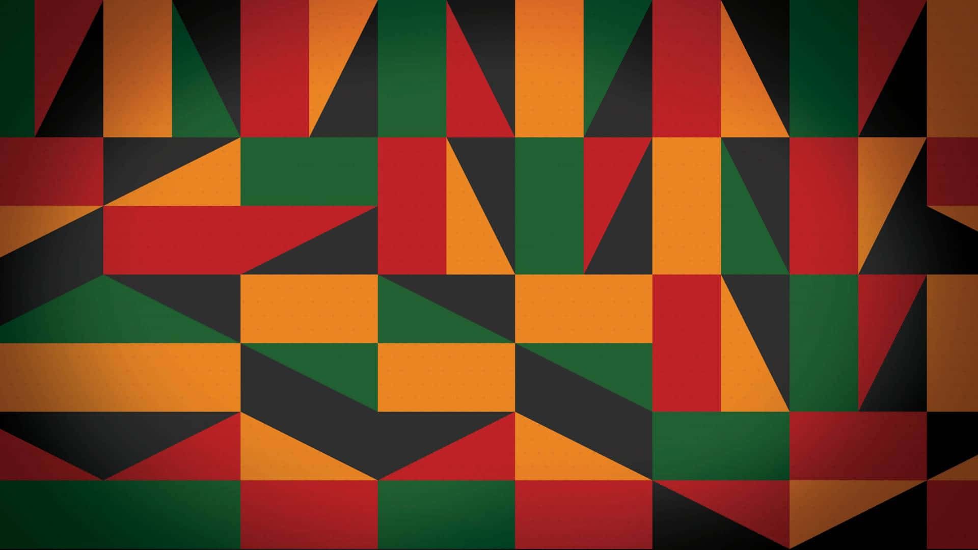 1920x1080 Download Pan African Colors Geometric Shapes Black History Month Background